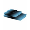 thumbnail image 2 of Blue Black Ombre Towel Set of 3, Soft Microfiber Bath Towels, Hand Towel, Washcloths, Modern Gradient Abstract Art Quick-Dry Absorbent Towels for Bathroom Kitchen Hotel Beach Gym Spa, 2 of 7