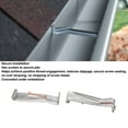 thumbnail image 4 of 5 Inch Gutter Hangers, Quick Screw Gutter Hangers Rust Resistance 30pcs Fine Machined Aluminum Alloy  for Sagging Rain Gutters, 4 of 7