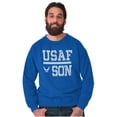 thumbnail image 5 of USAF Son United States Air Force Men's Crewneck Sweatshirt Brisco Brands S, 5 of 6