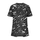 thumbnail image 4 of Tops Cortos para las Mujeres Cuello Redondo Impreso Sudadera Plisada Manga Corta, Tops de Baile para las Mujeres Primavera Verano, 4 of 4