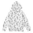 thumbnail image 3 of Mercatoo Teen Girls Cute Hoodies Butterfly Graphic Sweatshirts Kids Funny Oversized Pullover Tops Trendy 𝐏reppy Clothes, 3 of 3