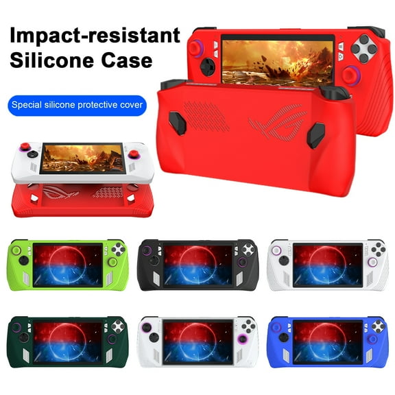ZenCart Silicone Game Console Case Protective Sleeve Shockproof Impact Resistant Non-slip Anti Drop Protective Cover for ROG ALLY