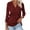 Wine, variant on Summer Tops For Women 2025 Summer Tops With Sleeves CottonBaseball Tshirts Shirts For Women Plus Blouses Short Sleeve CasualCropped T Shirts For Women Square Neck