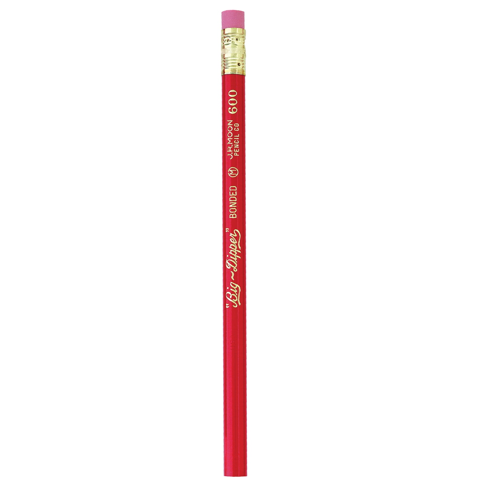 Moon Products Big-Dipper" Pencils, With Eraser, 12 Per Pack, 3 Packs