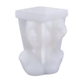 thumbnail image 2 of Moldes para velas con forma de cuerpo femenino en 3D. Molde de silicona casero para cera y perfumes. 88x72x108mm, 2 of 5