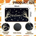 thumbnail image 3 of Halooween Door Mat Outdoor for Front Door, Halooween Decor Welcome Doormat Non-Slip Washable Halloween Decorations for Home Halloween Doormat Entrance Rug for Indoor Outdoor (Welcome, 17"x30"), 3 of 5