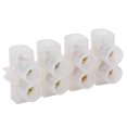thumbnail image 4 of Bloque de terminales de 20 piezas Suministros de conectores de cables industriales ignífugos de tipo pasante 20A4‑in‑4‑out, 4 of 14