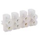 thumbnail image 4 of Bloque de terminales de 20 piezas Suministros de conectores de cables industriales ignífugos de tipo pasante 20A4‑in‑4‑out, 4 of 5