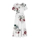 thumbnail image 2 of Vestido de Manga Corta para Mujeres Vestido de Verano de Cuello Redondo Impreso, Poliéster de Tamaño Verdadero Diario Y Vestido de Fiesta, 2 of 4