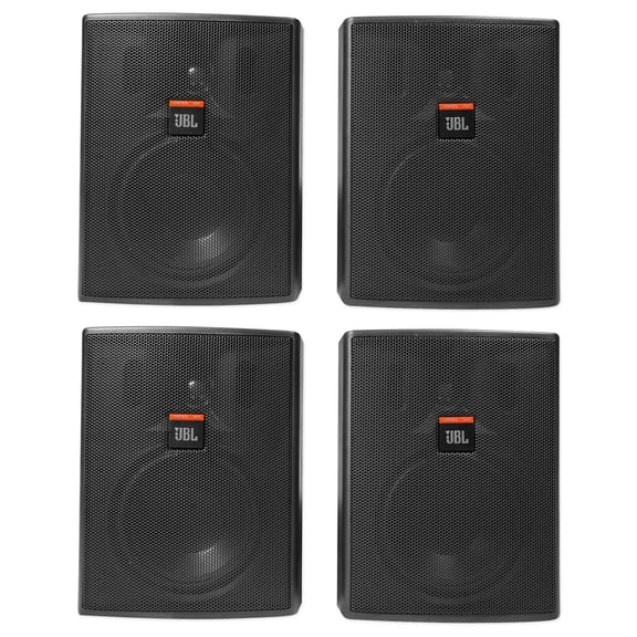 (4) JBL Pro CONTROL 25AV 5.25" 60 Watt 70v Indoor/Outdoor Commercial Speakers