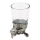 thumbnail image 1 of Vaso de whisky con diseño único de cabeza de animal, taza de cristal divertida y novedosa para bares, tabernas, juegos de fiesta, rinoceronte, 1 of 5