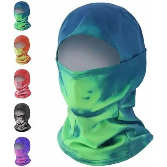 Balaclava Temperature-Sensitive Color-Changing mask, Windproof and Warm Winter Scarf mask, Cold-Proof ski mask(x)