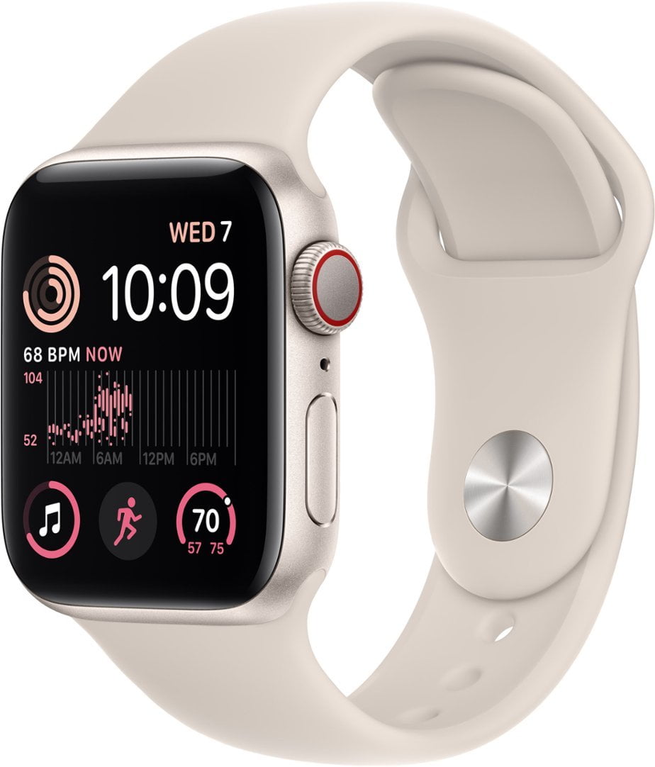 Restored  Apple Watch Series SE 2nd Generation 40mm (GPS + Cellular) Aluminum Case (Refurbished)