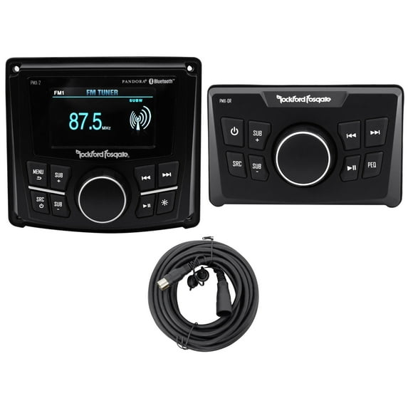 Rockford Fosgate PMX-2 2.7" Marine Digital Media Receiver w/Bluetooth+Remote