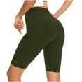 thumbnail image 2 of LYXSSBYX Womens Yoga Shorts with Pockets Clearance Women's Sport Leggings High Waisted Yoga Workout Exercise For Casual Pocket Summer, 2 of 7