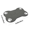 thumbnail image 4 of Pet Food Mat 19.69x11.81in Diatomaceous Earth Quick Dry Absorbent Wipe Clean Dog Cat Feeding Bowl Pad for Floor Cat Litter Mat by MPOISVA, 4 of 8