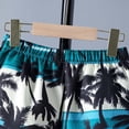 thumbnail image 4 of Zanarzt Toddler Boy Summer Clothes Outfits Beach Vacation Casual Sleeveless Tops Shirt and Pants Set Green,8-9 Years, 4 of 7