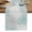 Aqua, variant on Blue White Table Runner, Abstract Grey Chrysanthemum Flower Floral Washable Cotton Linen Table Runners 36 Inches Long, Dresser Scarf Runner for Nightstand/End Tables/Round Tables 13''x36''