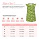 thumbnail image 3 of Fotbe Cute Green Frog Vestido de Dormir para Niñas de 3 a 10 Años, Mangas Cortas, Estilo Princesa, Pijama Camisón con Mangas Voladas-Medium, 3 of 6