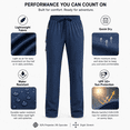 thumbnail image 5 of YAPPO Women's Hiking Pants Lightweight Quick Dry Cargo Pants, Water Resistant UPF 50+ Travel Outdoor Pants with 5 Zipper Pockets, 5 of 9