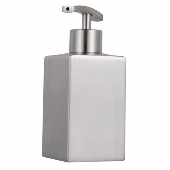 Stainless Bottle Soap Dispenser Lotion Bathroom Silver