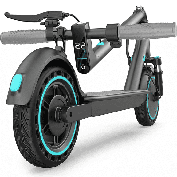 Electric Scooter Long-Range Portable Commuting Scooter - 350W Motor 8.5" Solid Tires, up to 19MPH and 20Miles