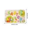 thumbnail image 3 of Easter Bunny Egg Decorative Rug with Festive Holiday Pattern, Soft Non-Slip Backing and Easy-Clean Fabric, Easter Carpet for Living Room Entryway Bathroom Seasonal Home Decor, 3 of 6