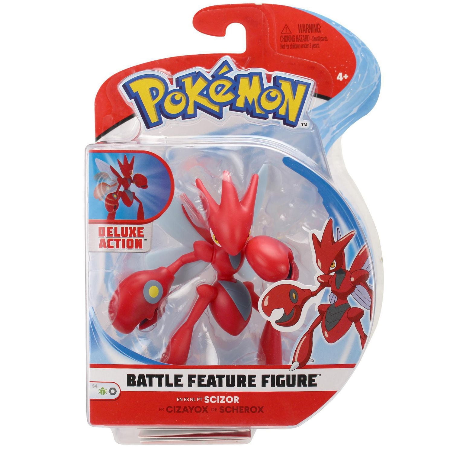 Pokemon - 4In  Figure Battle Feature Scizor