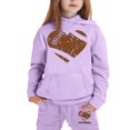 thumbnail image 4 of Jamsmile Child Toddler Girls Sets Long Sleeve Graphic Print Hoodies Tops + Pants Kids Outfits Sweat Suit, 4 of 4