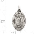 thumbnail image 5 of 925 Sterling Silver Our Lady Of Guadalupe Medal, 5 of 5