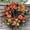 A, variant on Halloween Fall Front Door Wreaths, Hydrangea Peony Pumpkin Wreath Harvest Decor, Twig-Base Autumn Wreath, Thanksgiving Farmhouse Decor for Indoor Outdoor Seasonal Gift