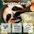 thumbnail image 3 of Sloth Luxurious Velvet Pillow Covers with Unique Patterns - Set of 2, 16x16, 18x18, 20x20 Inches for Throw Pillow Inserts - Ideal for Home Decor and Gifts, 3 of 6