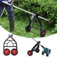 thumbnail image 2 of Estbridge String Trimmer Support Wheels Attachment Wheels Auxiliary Walk Behind Wheels Mower Parts & Accessories Black String Trimmer Support Wheels, 2 of 9