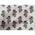 thumbnail image 4 of oneOone Cotton Poplin Fabric Leaves & Floral Block Decor Fabric Printed BTY 42 Inch Wide, 4 of 4