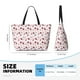 thumbnail image 4 of Easygdp Valentine's Day Bolsa de Viaje de Playa de Gran Capacidad, Bolsa Tote Perfecta para la Playa, Escapadas de Fin de Semana y Viajes, 4 of 7