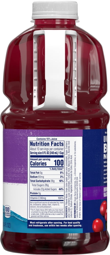 Ocean Spray Cran-Grape Juice Drink 3 liter - 3 Pack