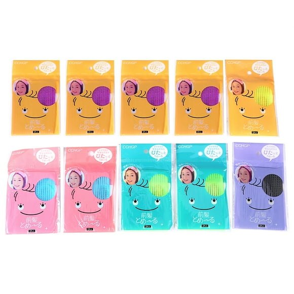 Pegatinas Para El Cabello, 20 Piezas, Cintas Con Flecos, Flequillo, Publicaciones De Pasta Fija, Herramienta Para Decorar El Cabello