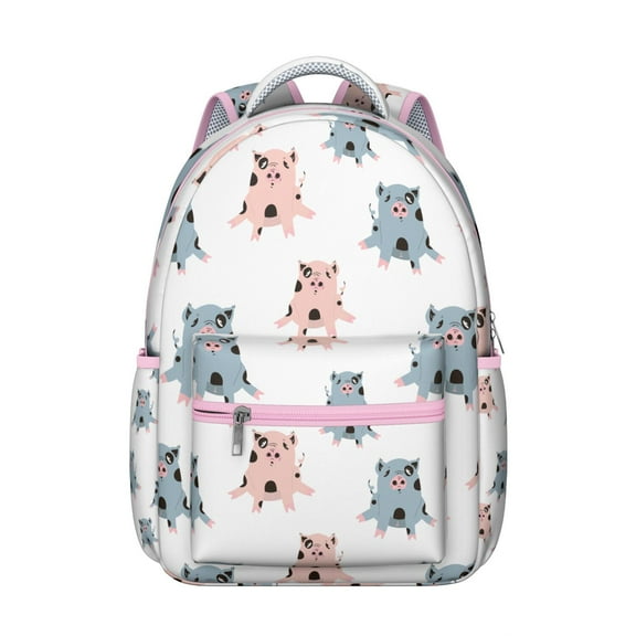 Farm Animal Artistic Pattern Backpack - Breathable & Organized Storage for School & Travel