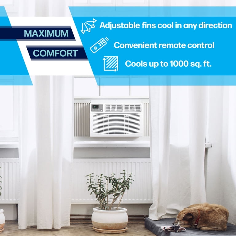 Arctic Wind 18,000 BTU 115-Volt Window Air Conditioner and Heater with  Remote, White, 2AWH18000DA - Walmart.com