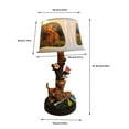 thumbnail image 2 of LED Night Light Cat Shaped Resin Statue Table Lamp Usb Rechargeable For Nursery Home Decor, 2 of 12