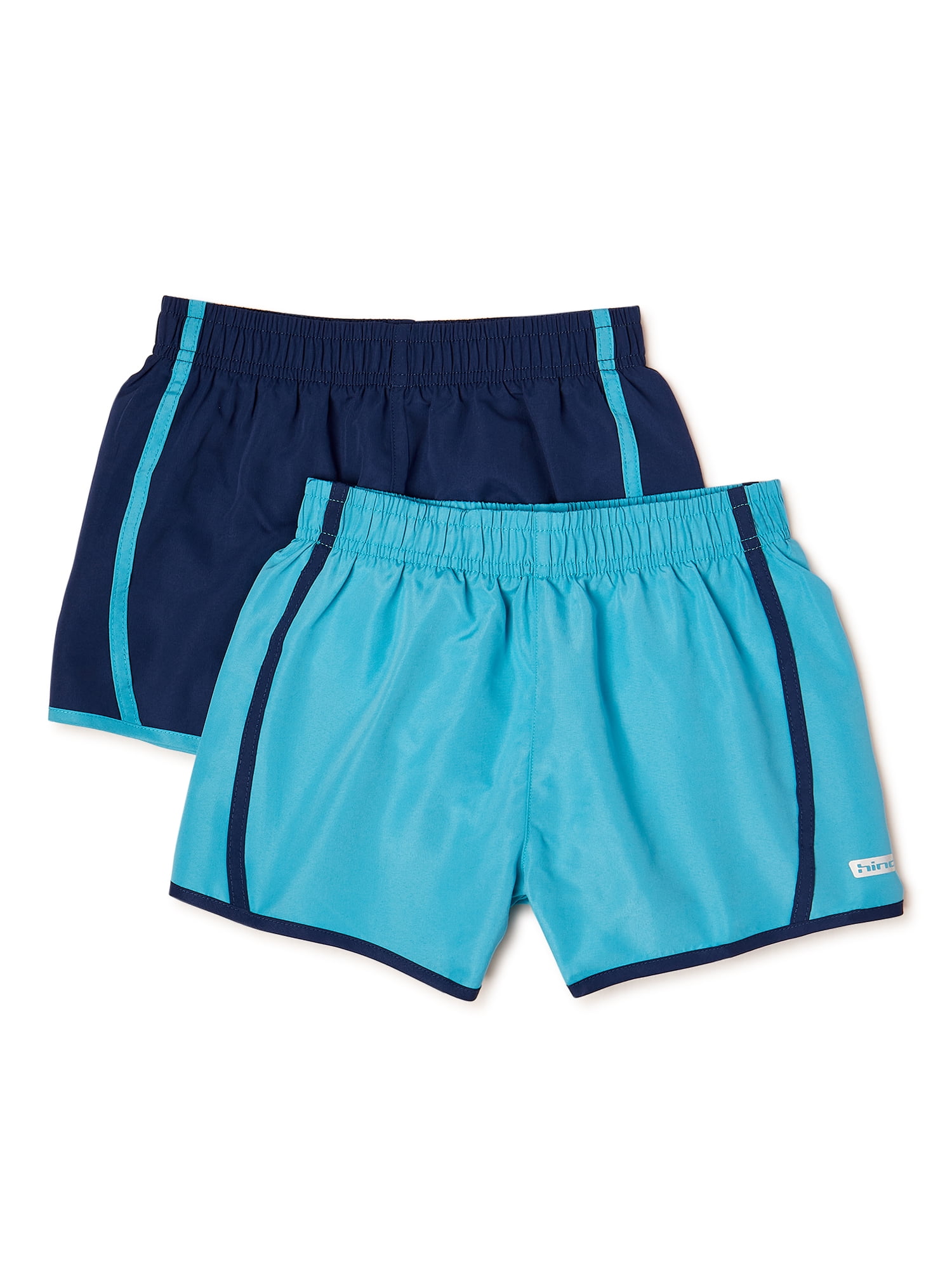 Hind Girls Solid Running Shorts, 2-Pack, Sizes 4-16 - Walmart.com