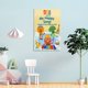 thumbnail image 4 of Noodle y Amigos Cuadro decorativo colgante - Arte de pared - Póster enmarcado - Decoración de pared - Regalos para familia, amigos y aficionados 40*60 cm, 4 of 6