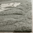 thumbnail image 4 of SAFAVIEH Florida Teodor Floral Shag Area Rug, Grey/Beige, 5'3" x 7'6", 4 of 7