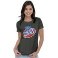 thumbnail image 2 of Original Dubble Bubble Double Logo Gum Women's T Shirt Ladies Tee Brisco Brands S, 2 of 3