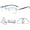 100, variant on Auto Dual Focus Intelligent Eyeglasses, Geteyecare Pro Self Adjusting Glasses for Daily Use