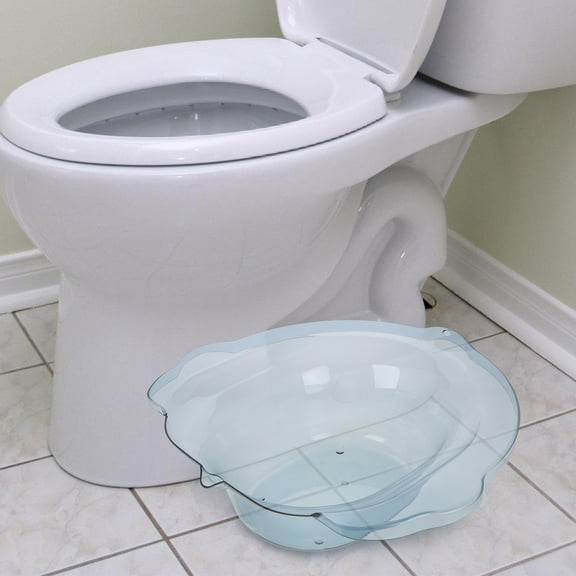 HOOWIFFY Sitz Bath Bathroom Accessory Sitz Bath Basin Blue PP Postoperative Care 1Pack