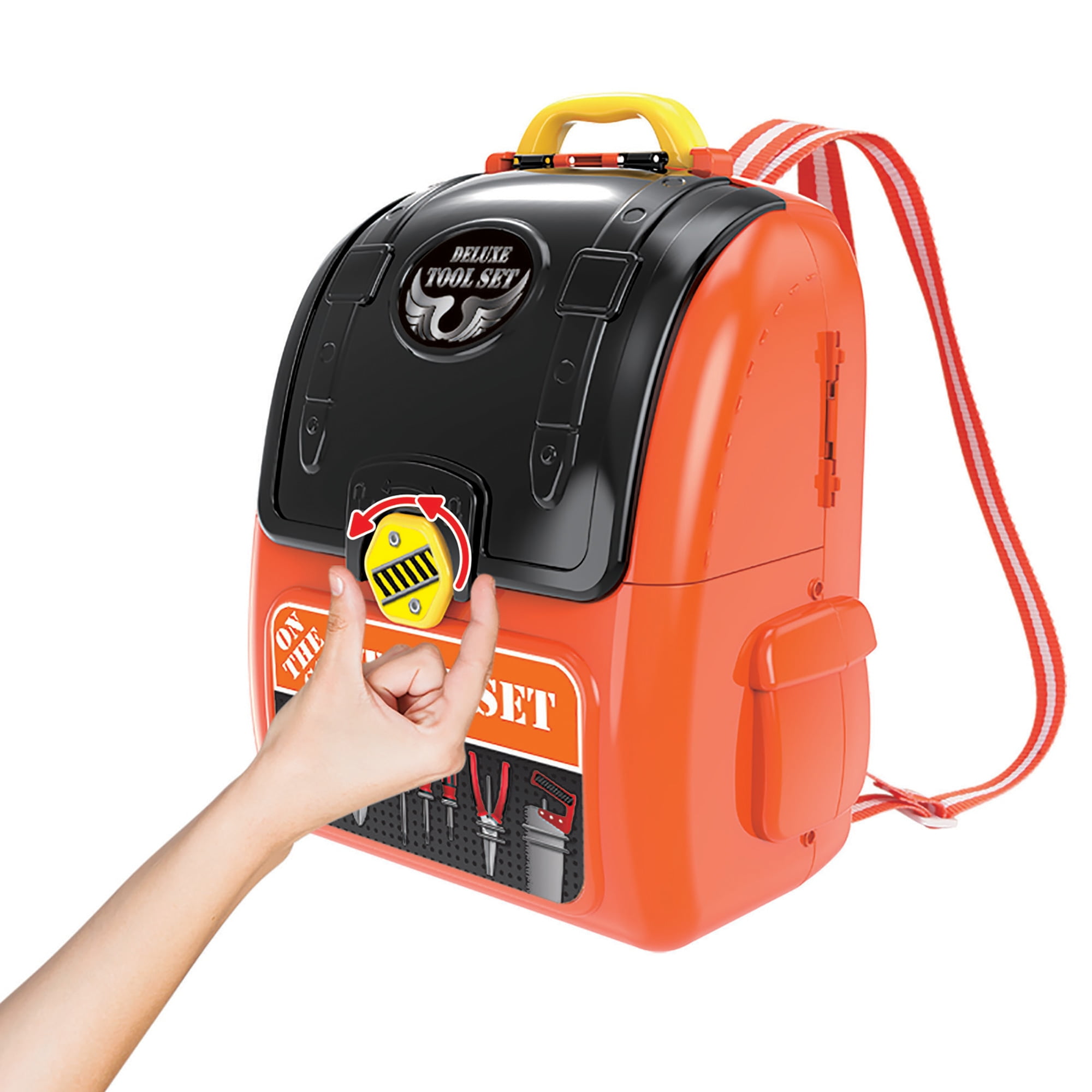 Kid Galaxy On the Go Backpack Pretend Play Tool Set