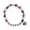 USA, variant on 29pcs John Bead Mexico Flag Patriotic Beads Charm Friendship Bracelet Jewelry Making Kit, World Soccer Game Day, Mexican Independence Day for Arts Crafts DIY Gifts