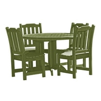 highwoodÂ® Eco-Friendly Recycled Plastic Lehigh 5pc Round Dining Set