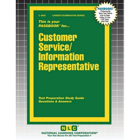 Career Examination Customer Service/Information Representative, Book 3605, (Paperback)
